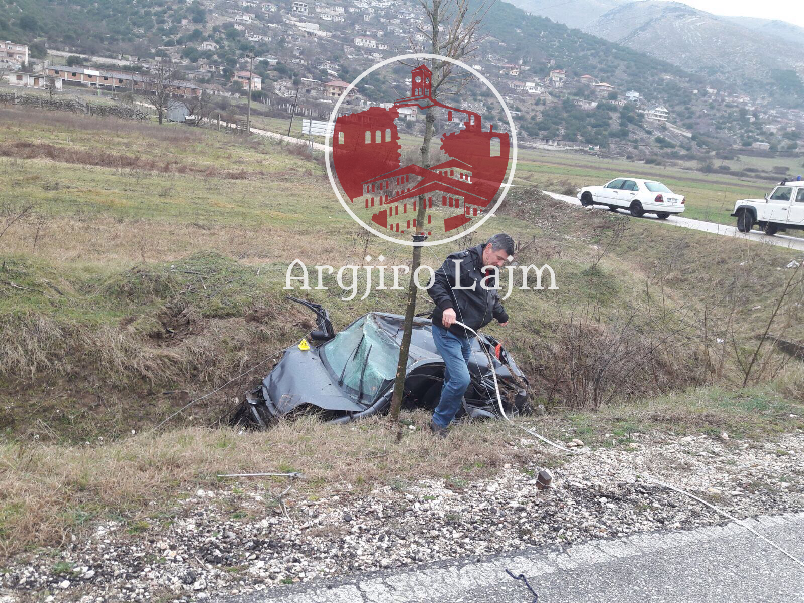 Dy të vdekur te aksidenti në Grapsh, foto nga vendi i ngjarjes (FOTO)