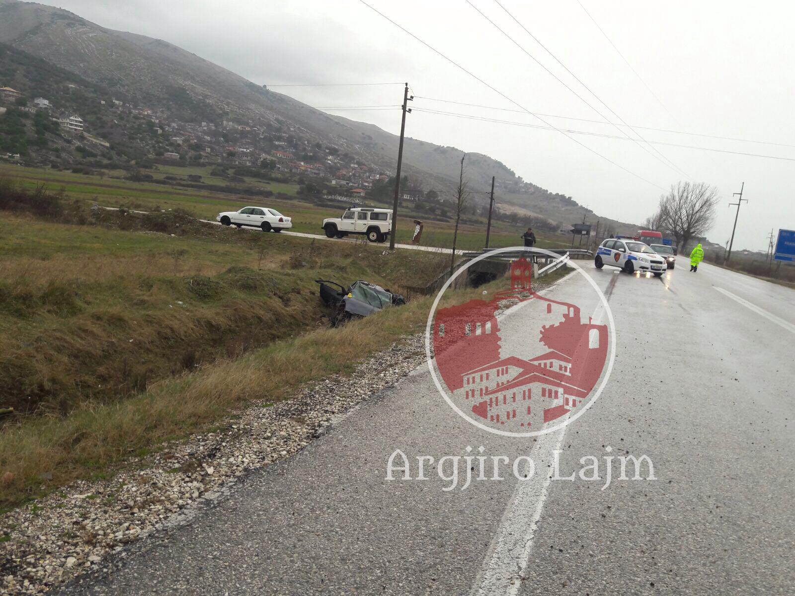 Dy të vdekur te aksidenti në Grapsh, foto nga vendi i ngjarjes (FOTO)