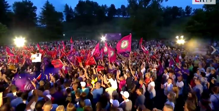 VIDEO Live nga Parku i Viroit, takimi elektoral i PS-së me kryeministrin Edi Rama