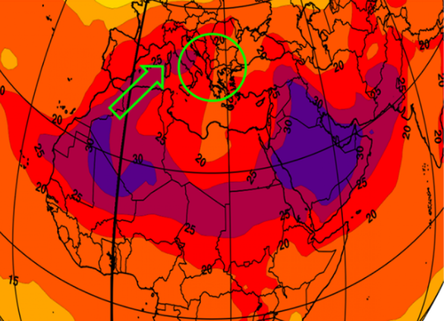 Si do të shtrihet vala e të nxehtit deri më 8 gusht 2017