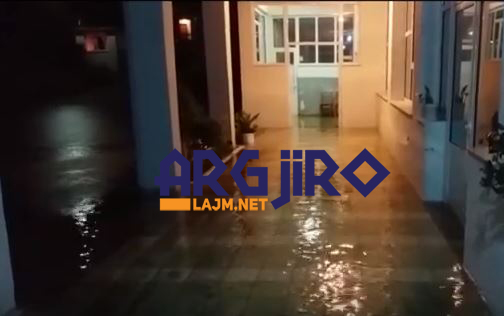 Gjirokastër, përmbytet konvikti i studentëve (VIDEO)