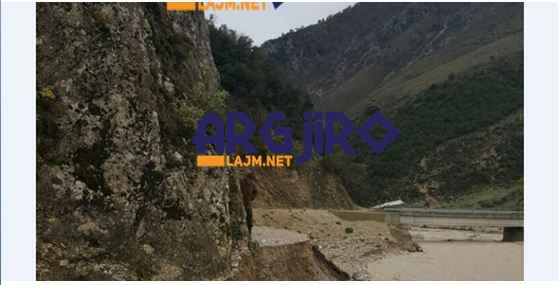 Pasojat e përmbytjeve në Gjirokastër, zhduket rruga fshatit Zhulat (FOTO)