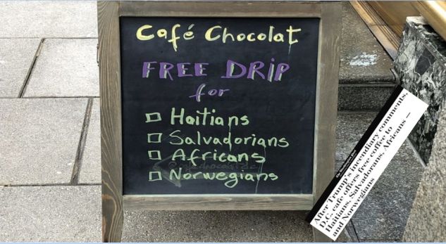 Lokali i një shqiptari në Amerikë ofron kafe falas për inat të Trump