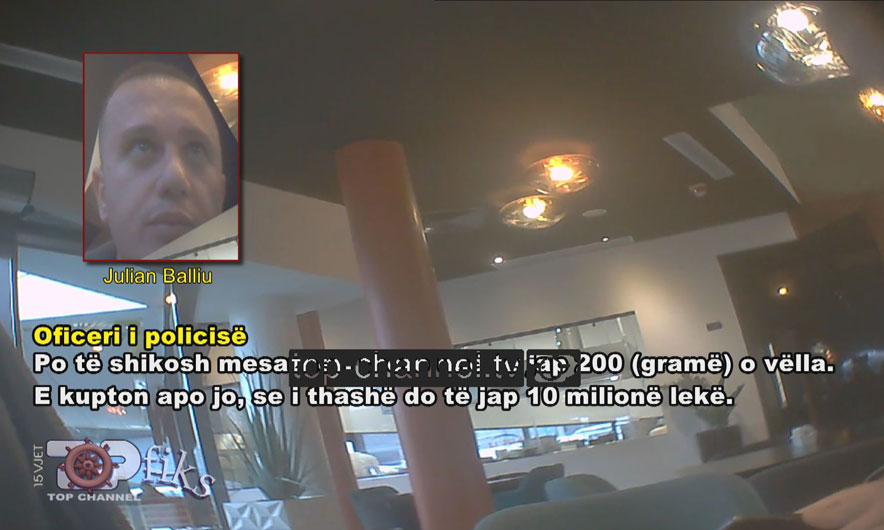 Arratiset shefi i policisë që bënte pazare për kokainën