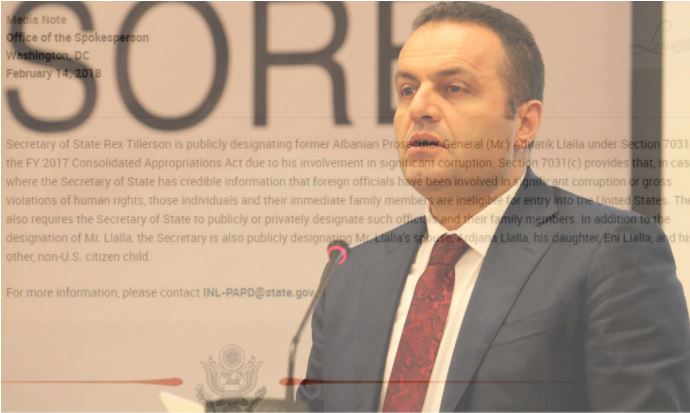“I përfshirë në korrupsion”, Adriatik Llallës i ndalohet hyrja në SHBA