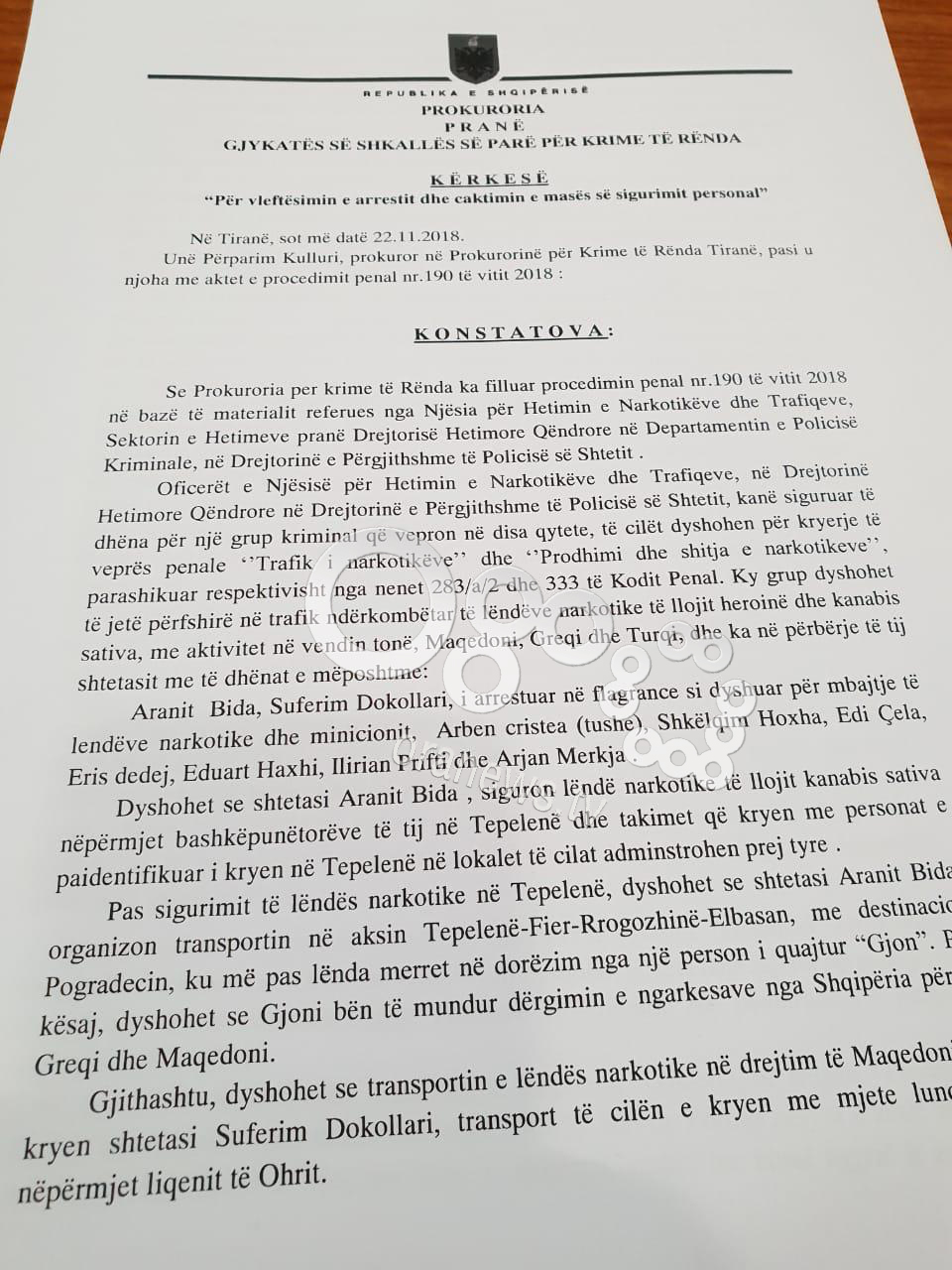 Kanabisi i Tepelenës drejt Turqisë për t’u këmbyer me heroinë. Zbardhen përgjimet e grupit kriminal