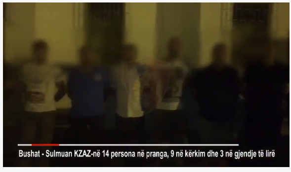 ‘Trimat’ e opozitës i vunë flakën KZAZ-së, shihni çfarë u bën policia (VIDEO)