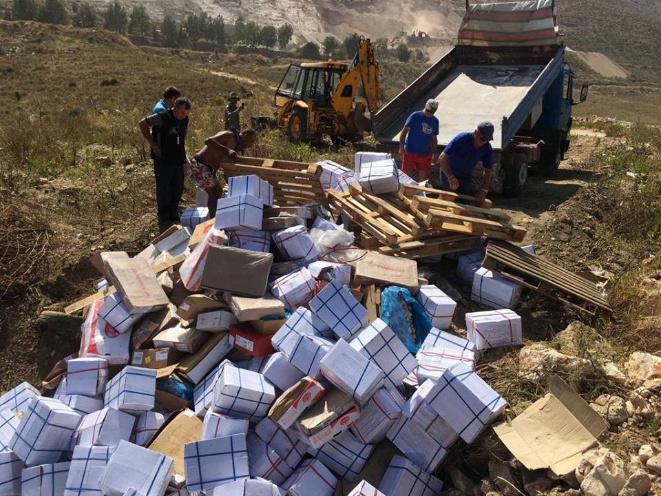 Asgjësohen ushqimet e skanduara, që gjyqtari i Gjirokastrës vendosi t’i zhbllokonte për t’u shitur në treg