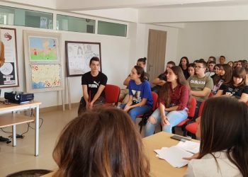 Gjimnazi i Sarandës, aktivitet për ndërgjegjësimin kundër trafikimit të qënieve njerëzore