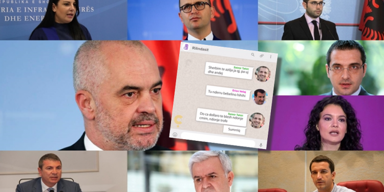 VIDEO që po çmend rrjetin, shihni mesazhet e Ramës për ministrat në chat