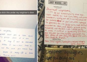 Komshinjtë ishin të zhurmshëm në shtrat, studentja u bën një letër, por përgjigjja e la pa fjalë