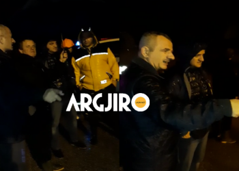 Situatë emergjente në Gjirokastër, përrroi i Çullos rrezikon banesat (VIDEO)