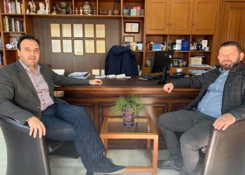 Bashkëpunim mes Trikalas dhe Dropullit, Dhimitraq Toli pritet nga homologu i tij në Greqi