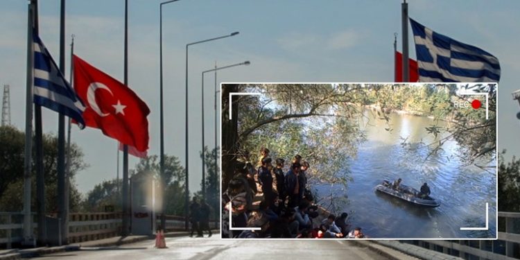 Ushtarë të maskuar grekë kthejnë emigrantë me gomone në Turqi