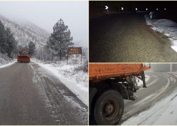 Dëbora zbardh vendin, ja cila është gjendja e rrugëve