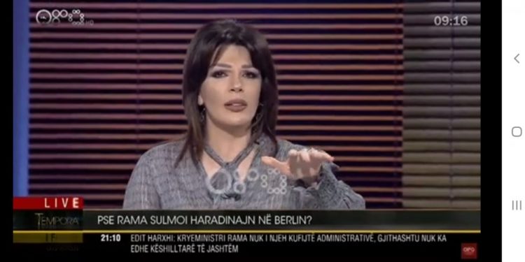 Tërmeti, shihni çfarë i ndodh Sonila Meços live në emision (VIDEO)