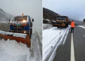 Nis dëbora në vend, ja rrugët më problematike