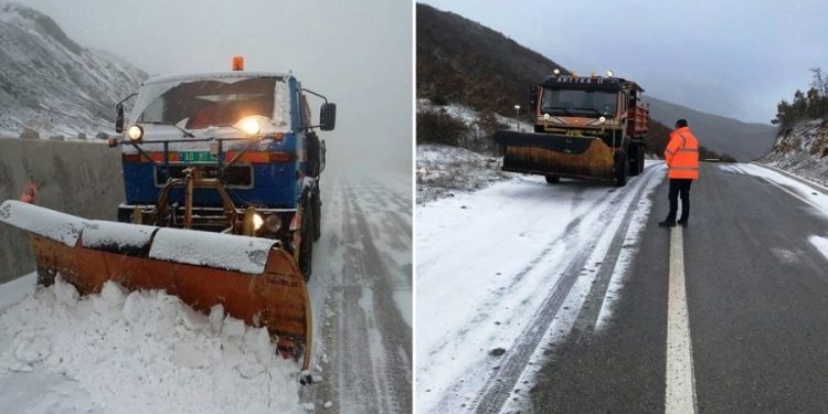 Nis dëbora në vend, ja rrugët më problematike