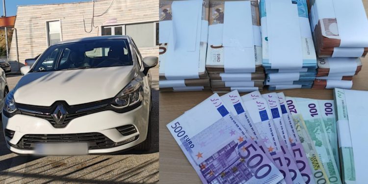 Sekuestrohen në Kakavijë 71 mijë euro, bllokohet makina luksoze