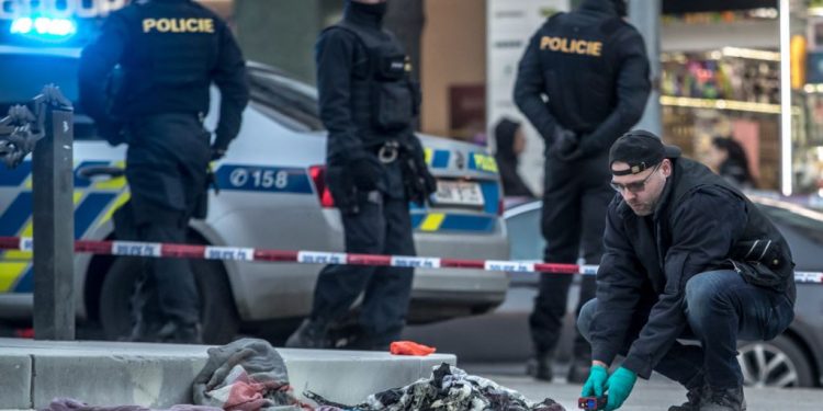 Shqiptari i vë flakën vetes para Parlamentit Europian