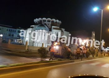 Bllokohet rruga në Gjirokastër, shihni çfarë është duke ndodhur (FOTO)