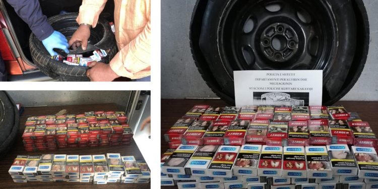 Cigare kontrabandë në Kakavijë, arrestohet një person nga Dropulli