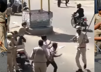 Pamje të frikshme, shihni si rrihen qytetarët që shkelin karantinën në Indi (VIDEO)