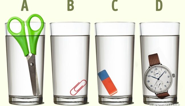 Vini inteligjencën në punë! Gjeni cila gotë ka më shumë ujë