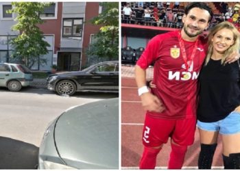 Sherr mes lojtarëve të Partizanit/ mbrojtësi Deian Boldor goditet në sy të së motrës