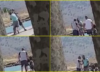 Plas sherri në Sarandë: Ore b*thëq*rë… është motra ime ajo (VIDEO)