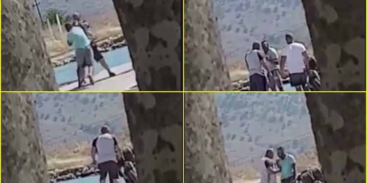 Plas sherri në Sarandë: Ore b*thëq*rë… është motra ime ajo (VIDEO)