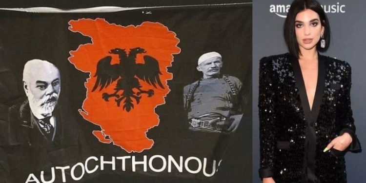 BBC: Dua Lipa ndez polemika me publikimin e hartës së “Shqipërisë së Madhe” në Twitter