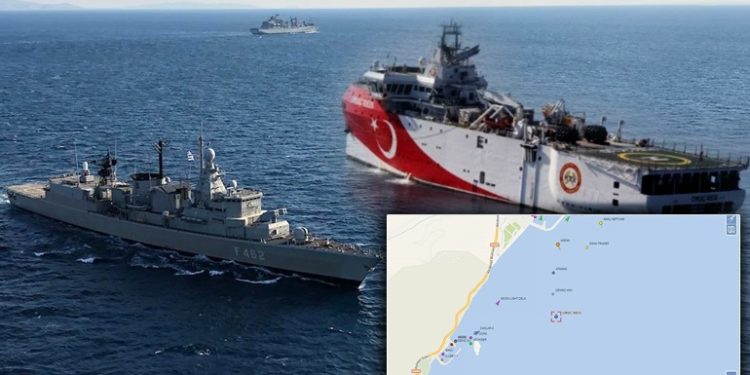 “Erë” lufte mes Greqisë e Turqisë, katër anije luftarake turke futen në ujërat greke, Athina njofton NATO-n dhe BE, futet në lojë edhe SHBA