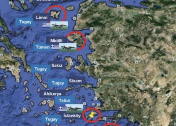 Harta që alarmoi Greqinë, ja ishujt që do të pushtohen nga turqit në rastin e një lufte