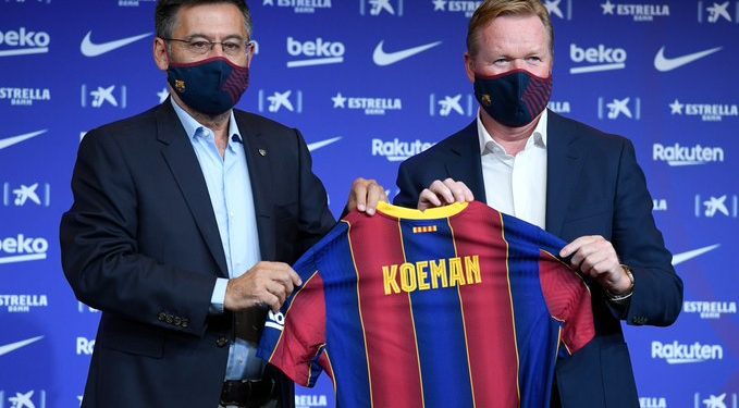 Trajneri i ri i Barcelonës tremb tifozët në prezantimin e tij: Nuk e di nëse Messi do të qëndrojë!