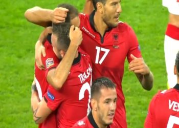 Shqipëria i shënon gol Bjellorusisë