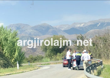 Aksident në Sarandë, përplasen dy automjete pranë Urës së Kranesë (FOTO)