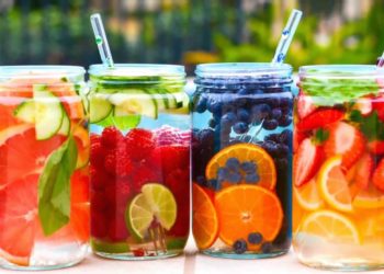 3 receta të ujit detox për të patur një bark të sheshtë