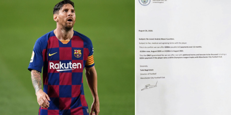 Shuma e majme, ja sa ofroi City për Messin