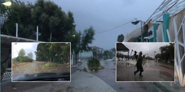Ç’po ndodh në Greqi? Njerëz të bllokuar nëpër shtëpi dhe makina të ngecura në rrugë nga cikloni (FOTOT)