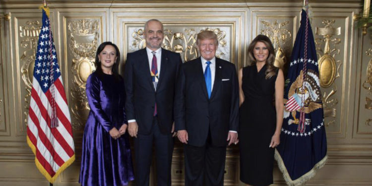 Presidenti Trump falenderon Kryeministrin Rama