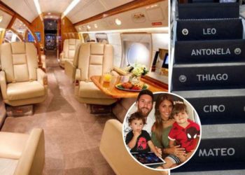 Messi drejt Argjentinës me avionin super luksoz