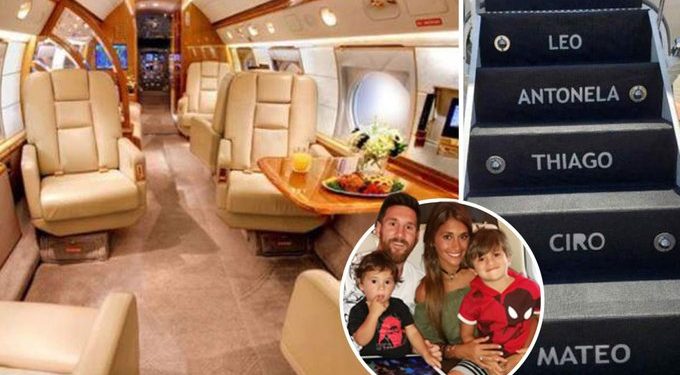 Messi drejt Argjentinës me avionin super luksoz