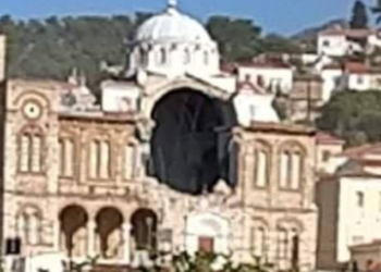 Dëmtimet prej tërmetit, shembet kisha në ishullin grek
