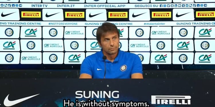 Ndeshja ndaj Atalantës, Conte mesazh lojtarëve të tij