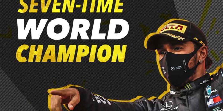 Formula 1/Hamilton shpallet kampion bote për herë të shtatë