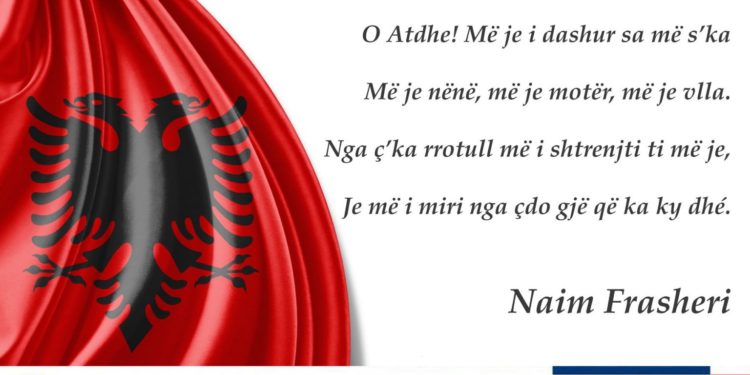 Ambasada e SHBA në Shqipëri uron Festën e Çlirimit me vargjet e Naim Frashërit