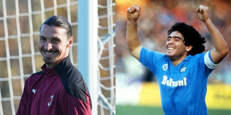 Ibrahimovic “shenjtëron” Maradonën: Një legjendë, simboli i numrit 10 në futboll