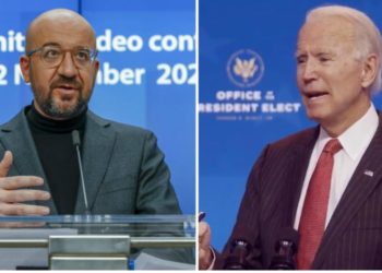 Charles Michel fton Biden në samitin BE27