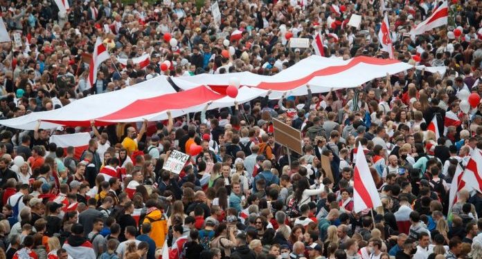 Arrestime pas protestës së radhës kundër Lukashenkos